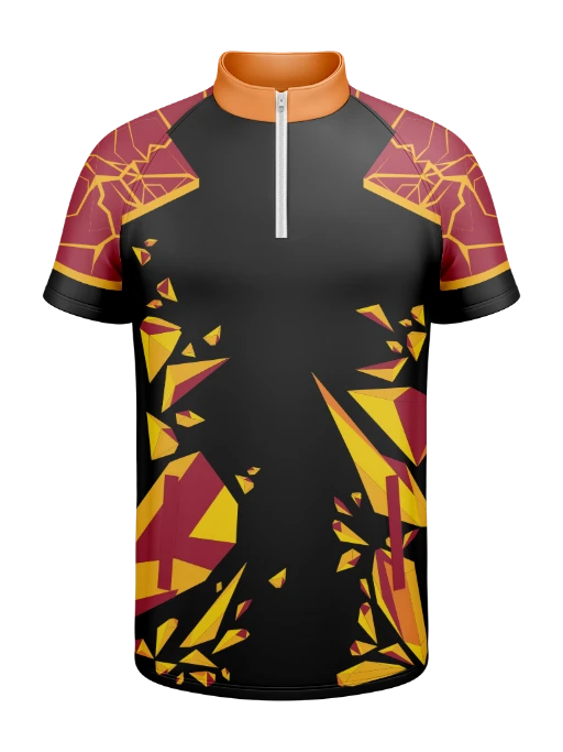 Sublimated Men's Short Sleeve 1/4 Zip