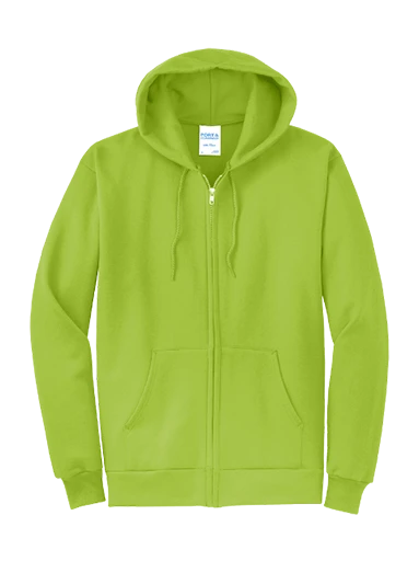 Port & Co Core Fleece Full-Zip Hooded Sweatshirt