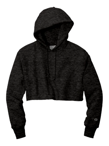 Champion Women's Reverse Weave Cropped Cut-Off Hooded Sweatshirt