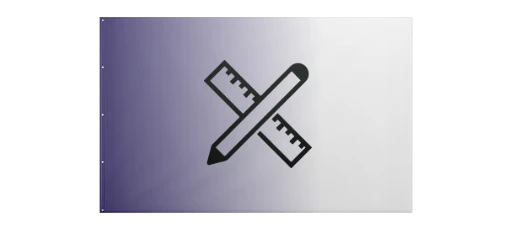 Sublimated Flag with Grommets - 55"x85"