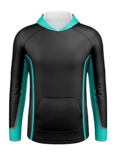 Men’s Raglan Hooded Long Sleeve Tshirt