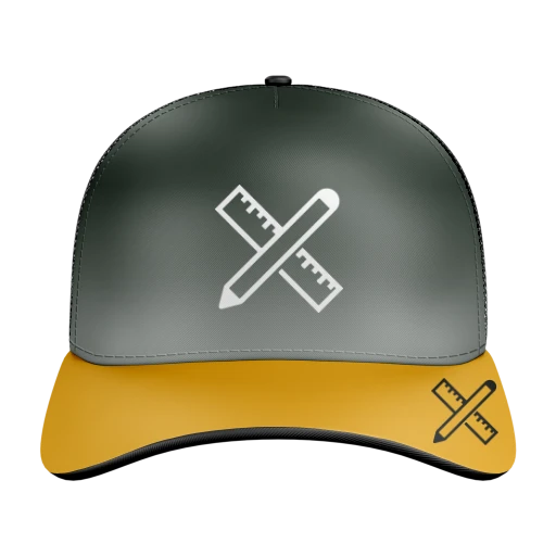 Sublimated 5 Panel Curved Trucker Cap