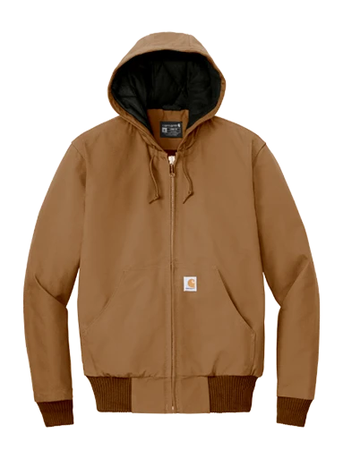 Carhartt Tall Quilted-Flannel-Lined Duck Active Jacket