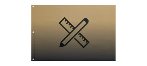 Sublimated Flag with Grommets - 24"x36"