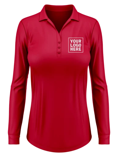 Port Authority Women's Silk Touch Performance Long Sleeve Polo