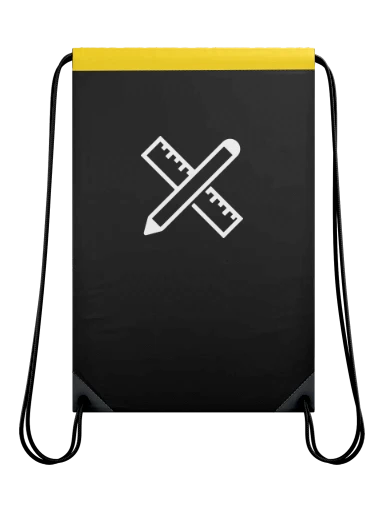 Sublimated Drawstring Bag - 14" x 9.25"