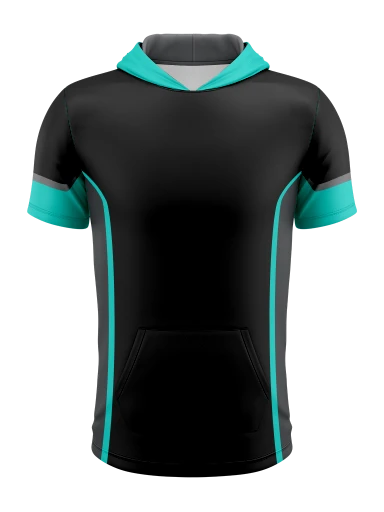 Short Sleeve Hooded Tshirt