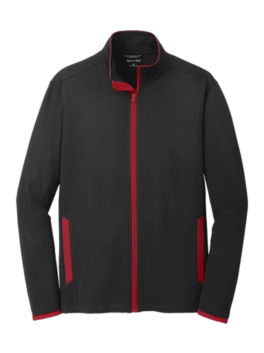 Sport-Tek Sport-Wick Stretch Contrast Full-Zip Jacket