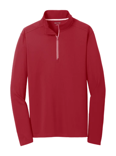 Sport-Tek Sport-Wick Textured 1/4-Zip Pullover