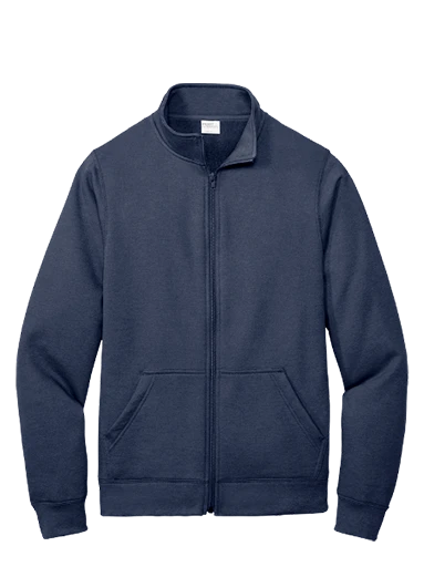 Port & Co Core Fleece Cadet Full-Zip Sweatshirt