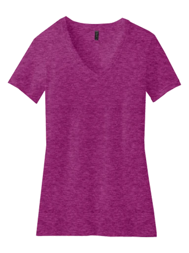 District Women's Perfect Blend CVC V-Neck Tee
