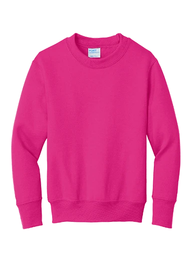 Port & Co Youth Core Fleece Crewneck Sweatshirt