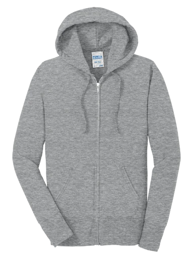 Port & Co Women's Core Fleece Full-Zip Hooded Sweatshirt